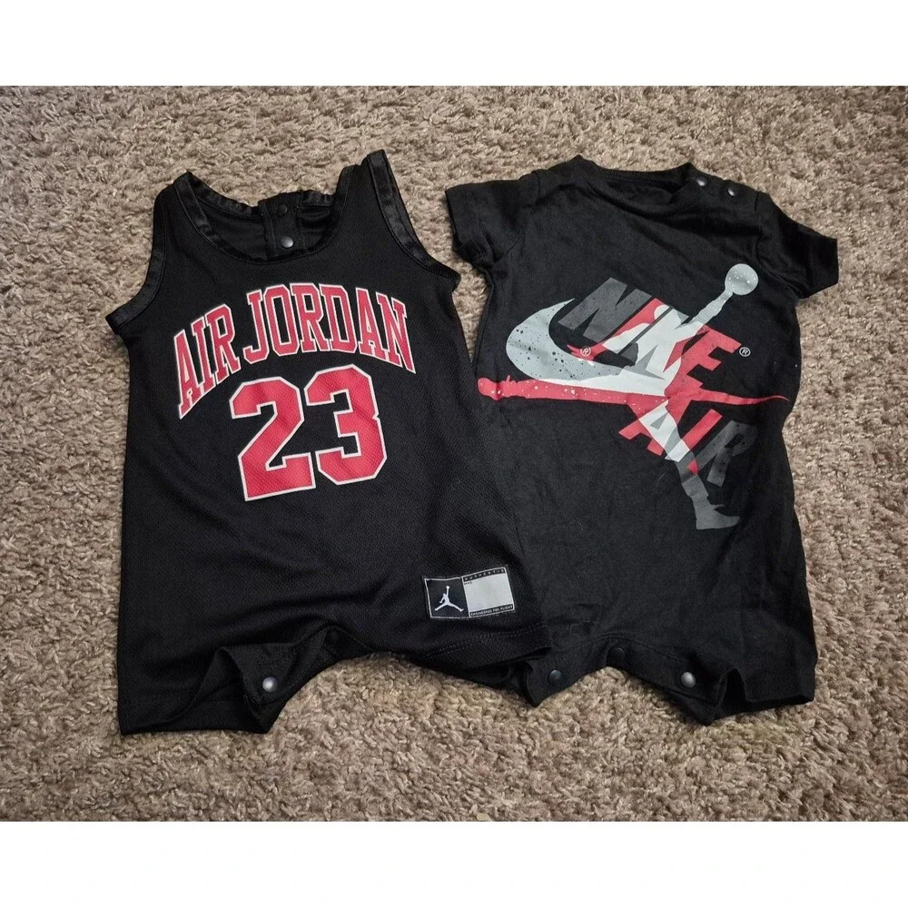 Air jordan one piece rompers size 3 months